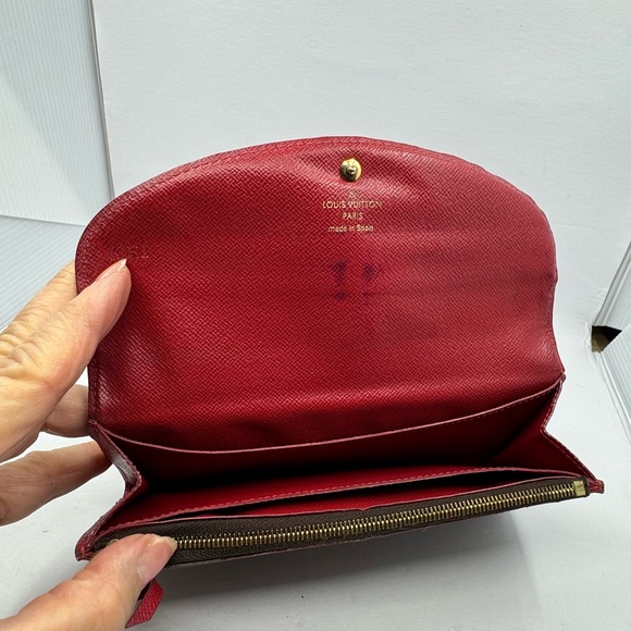 Louis Vuitton Damier Ebene Monogram Emilie Wallet 20533 - Picture 9 of 10